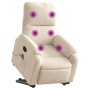 Sillón reclinable de masaje elevable tela de microfibra beige de , Sillones - Ref: Foro24-3204941, Precio: 326,14 €, Descuent...