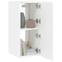 Muebles de TV de pared con luces LED 2 uds blanco 30,5x35x70 cm de , Muebles TV - Ref: Foro24-837233, Precio: 103,98 €, Descu...