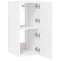 Muebles de TV de pared con luces LED 2 uds blanco 30,5x35x70 cm de , Muebles TV - Ref: Foro24-837233, Precio: 103,98 €, Descu...