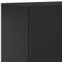 Muebles de TV de pared 5 piezas madera de ingeniería negro de , Muebles TV - Ref: Foro24-3216512, Precio: 165,06 €, Descuento: %