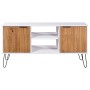 Mueble de TV New York madera maciza pino madera clara y blanco de , Muebles TV - Ref: Foro24-321147, Precio: 67,87 €, Descuen...