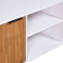 Mueble de TV New York madera maciza pino madera clara y blanco de , Muebles TV - Ref: Foro24-321147, Precio: 67,87 €, Descuen...