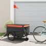 Remolque para bicicleta hierro negro y naranja 45 kg de , Remolques para bicicletas - Ref: Foro24-94110, Precio: 106,63 €, De...