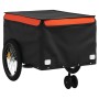 Remolque para bicicleta hierro negro y naranja 45 kg de , Remolques para bicicletas - Ref: Foro24-94110, Precio: 106,63 €, De...