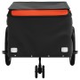 Remolque para bicicleta hierro negro y naranja 45 kg de , Remolques para bicicletas - Ref: Foro24-94110, Precio: 106,63 €, De...