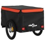 Remolque para bicicleta hierro negro y naranja 45 kg de , Remolques para bicicletas - Ref: Foro24-94110, Precio: 106,63 €, De...