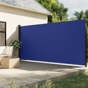 Toldo lateral retráctil azul 220x600 cm de , Sombrillas - Ref: Foro24-4004566, Precio: 120,89 €, Descuento: -5%%