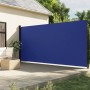 Toldo lateral retráctil azul 220x600 cm de , Sombrillas - Ref: Foro24-4004566, Precio: 120,89 €, Descuento: -5%%