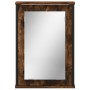 Armario con espejo baño madera roble ahumado 42x12x60 cm de , Tocadores de baño - Ref: Foro24-842433, Precio: 51,75 €, Descue...