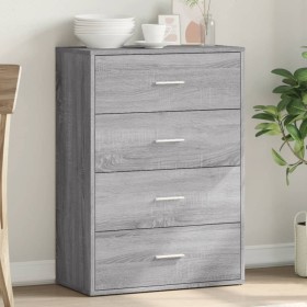 Aparador de madera de ingeniería gris Sonoma 60x31x84 cm de , Aparadores - Ref: Foro24-840504, Precio: 88,22 €, Descuento: %