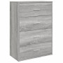 Aparador de madera de ingeniería gris Sonoma 60x31x84 cm de , Aparadores - Ref: Foro24-840504, Precio: 88,22 €, Descuento: %