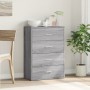 Aparador de madera de ingeniería gris Sonoma 60x31x84 cm de , Aparadores - Ref: Foro24-840504, Precio: 88,22 €, Descuento: %