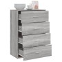 Aparador de madera de ingeniería gris Sonoma 60x31x84 cm de , Aparadores - Ref: Foro24-840504, Precio: 88,22 €, Descuento: %