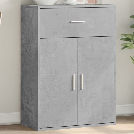 Aparador madera de ingeniería gris hormigón 60x30x84 cm de , Aparadores - Ref: Foro24-840495, Precio: 73,48 €, Descuento: %