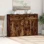 Aparadores 2 uds madera de ingeniería roble ahumado 60x30x84 cm de , Aparadores - Ref: Foro24-3276599, Precio: 133,51 €, Desc...