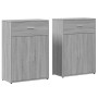 Aparadores 2 uds madera de ingeniería gris Sonoma 60x30x84 cm de , Aparadores - Ref: Foro24-3276600, Precio: 149,97 €, Descue...