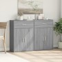 Aparadores 2 uds madera de ingeniería gris Sonoma 60x30x84 cm de , Aparadores - Ref: Foro24-3276600, Precio: 149,97 €, Descue...