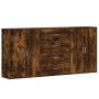 Aparadores 3 uds madera de ingeniería roble ahumado 60x31x84 cm de , Aparadores - Ref: Foro24-3276578, Precio: 221,82 €, Desc...