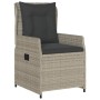 Set comedor jardín 7 pzas y cojines ratán sintético gris claro de , Conjuntos de jardín - Ref: Foro24-3262908, Precio: 931,74...