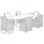 Set comedor jardín 7 pzas y cojines ratán sintético gris claro de , Conjuntos de jardín - Ref: Foro24-3262908, Precio: 931,74...