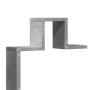 Estantería pared madera ingeniería gris hormigón 104,5x10x43 cm de , Estantes y estanterías - Ref: Foro24-840726, Precio: 21,...