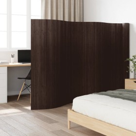 Biombo divisor de bambú marrón oscuro 165x800 cm de , Divisores de ambientes - Ref: Foro24-377016, Precio: 152,74 €, Descuent...
