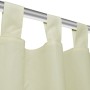 2 cortinas micro-satinadas con trabillas 140 x 245 cm de , Cortinas y visillos - Ref: Foro24-130358, Precio: 31,65 €, Descuen...