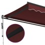 Toldo retráctil automático burdeos 500x300 cm de , Toldos - Ref: Foro24-3310196, Precio: 495,65 €, Descuento: %