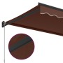 Toldo retráctil manual marrón 350x250 cm de , Toldos - Ref: Foro24-3215704, Precio: 209,06 €, Descuento: %