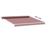 Toldo retráctil manual burdeos 400x300 cm de , Toldos - Ref: Foro24-3215295, Precio: 262,82 €, Descuento: %
