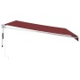 Toldo retráctil automático burdeos 450x300 cm de , Toldos - Ref: Foro24-3215306, Precio: 418,58 €, Descuento: %