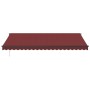 Toldo retráctil automático burdeos 500x300 cm de , Toldos - Ref: Foro24-3215312, Precio: 464,87 €, Descuento: %