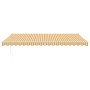 Toldo retráctil automático amarillo y blanco 5x3 m de , Toldos - Ref: Foro24-3154485, Precio: 442,24 €, Descuento: %