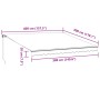 Toldo retráctil manual con luces LED burdeos 400x300 cm de , Toldos - Ref: Foro24-3214974, Precio: 348,07 €, Descuento: %