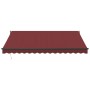 Toldo retráctil automático burdeos 400x300 cm de , Toldos - Ref: Foro24-3215310, Precio: 372,03 €, Descuento: %