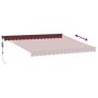 Toldo retráctil automático burdeos 400x300 cm de , Toldos - Ref: Foro24-3215310, Precio: 372,03 €, Descuento: %