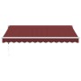 Toldo retráctil automático burdeos 350x250 cm de , Toldos - Ref: Foro24-3215304, Precio: 301,25 €, Descuento: %