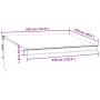 Toldo retráctil automático burdeos 350x250 cm de , Toldos - Ref: Foro24-3215304, Precio: 301,25 €, Descuento: %