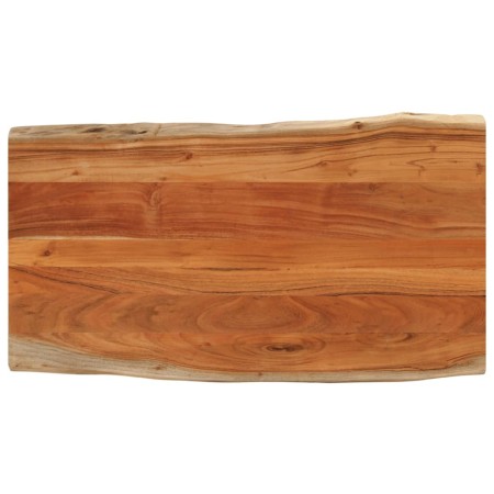 Tablero de mesa rectangular borde natural acacia 120x60x2,5 cm de , Tableros para mesas - Ref: Foro24-370624, Precio: 96,44 €...
