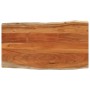 Tablero de mesa rectangular borde natural acacia 120x60x2,5 cm de , Tableros para mesas - Ref: Foro24-370624, Precio: 96,44 €...