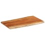 Tablero de mesa rectangular borde natural acacia 120x60x2,5 cm de , Tableros para mesas - Ref: Foro24-370624, Precio: 96,44 €...