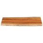 Tablero de mesa rectangular borde natural acacia 120x60x2,5 cm de , Tableros para mesas - Ref: Foro24-370624, Precio: 96,44 €...