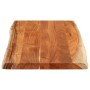 Tablero de mesa rectangular borde natural acacia 120x60x2,5 cm de , Tableros para mesas - Ref: Foro24-370624, Precio: 96,44 €...