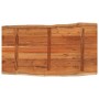 Tablero de mesa rectangular borde natural acacia 120x60x2,5 cm de , Tableros para mesas - Ref: Foro24-370624, Precio: 96,44 €...