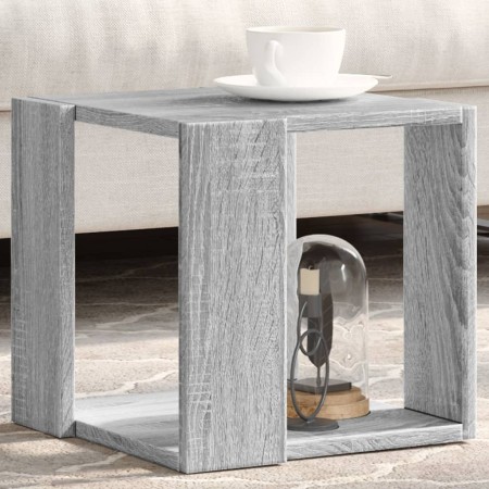 Mesa de centro madera de ingeniería gris Sonoma 32x32x30 cm de , Mesas de centro - Ref: Foro24-848148, Precio: 29,68 €, Descu...