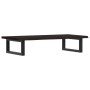 Estante de lavabo de pared de acero y madera maciza de roble de , Tocadores de baño - Ref: Foro24-3302585, Precio: 70,23 €, D...