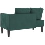 Sofá diván con cojines terciopelo verde oscuro de , Divanes - Ref: Foro24-4007573, Precio: 171,54 €, Descuento: %