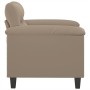 Sillón de tela de microfibra gris taupé 60 cm de , Sofás - Ref: Foro24-359549, Precio: 178,78 €, Descuento: -5%%