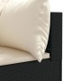 Set de muebles de jardín 5 pzas y cojines ratán sintético negro de , Conjuntos de jardín - Ref: Foro24-3308080, Precio: 388,4...