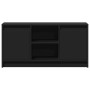 Mueble de TV con LED madera de ingeniería negro 100x34x50 cm de , Muebles TV - Ref: Foro24-852188, Precio: 92,55 €, Descuento: %